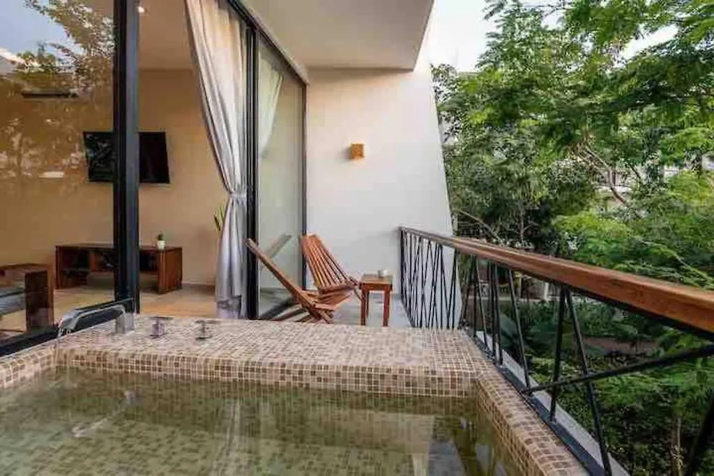 דירות טולום Lujoso Departamento Con Jacuzzi Privado